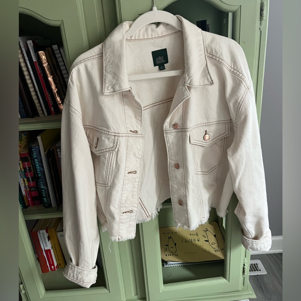 White Denim Jacket
